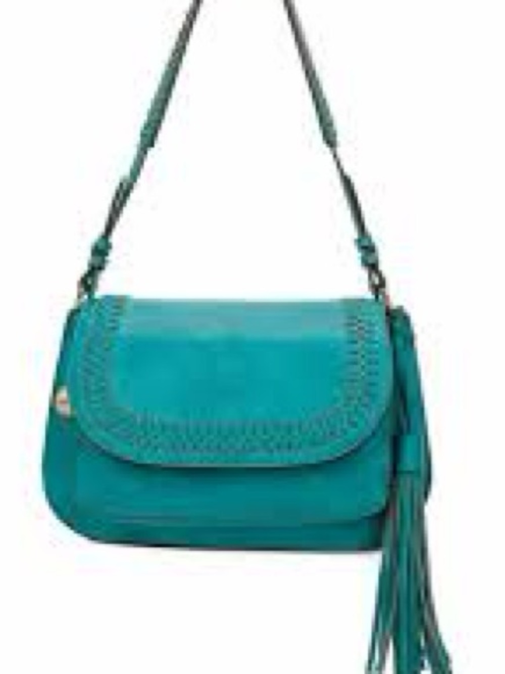 AMPERE CREATIONS LEATHER TEAL CROSSBODY - Picture 1 of 2